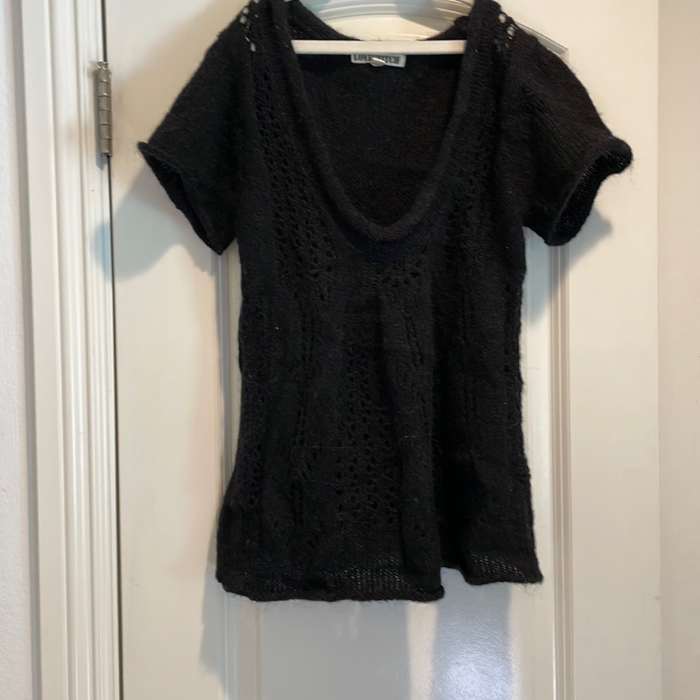 Soft low cut top